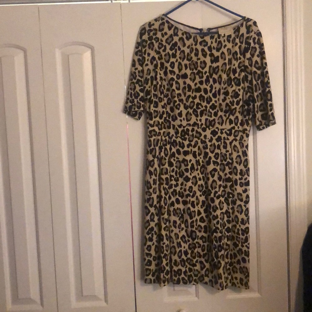 Kate spade leopard dress.